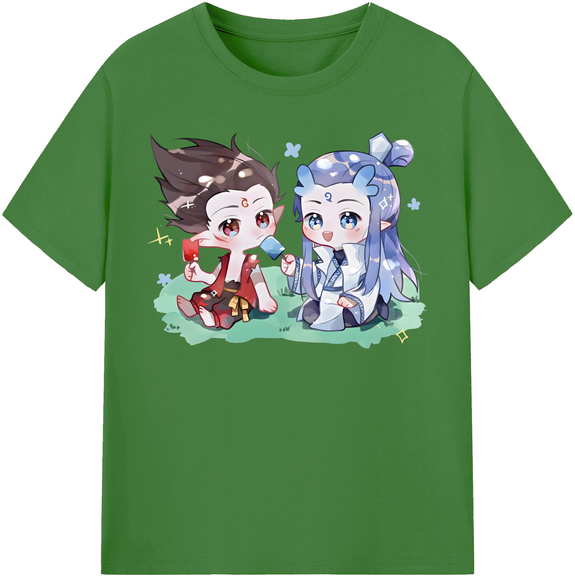 （画像用） Ne Zha 2 ナタ 魔童の大暴れ レディースカジュアルプリントTシャツ（綿100％）